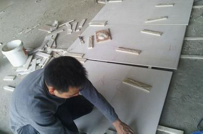 石材ab胶施工